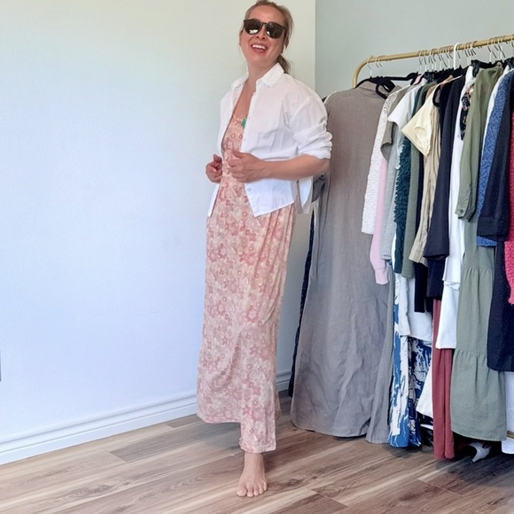 Cotton Floral Maxi Dress - Picture 14 of 14